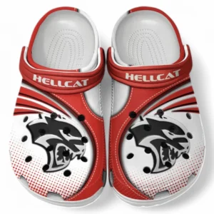 Hellcat Crocs Sandalen für Herren Damen, Geschenk für Hellcat Fan CAR181031525753 - Rot