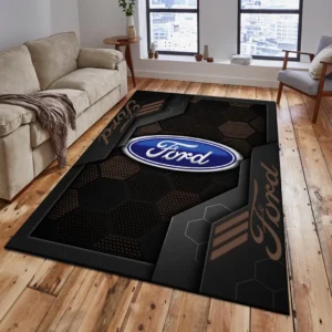 Ford Teppich, Teppich Wohnzimmer Für Ford Fan CAR182031525001 - Braun