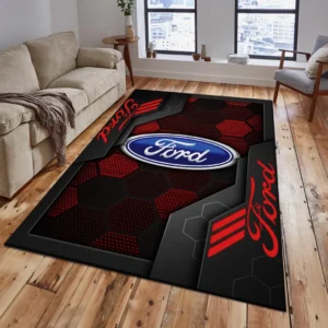 Ford Teppich, Teppich Wohnzimmer Für Ford Fan CAR182031525001 - Red