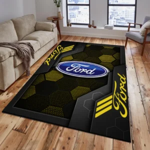 Ford Teppich, Teppich Wohnzimmer Für Ford Fan CAR182031525001 - Gelb