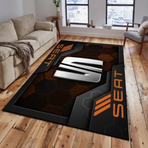 Seat Teppich, Teppich Wohnzimmer Für Seat Fan CAR182031525034 - Orange