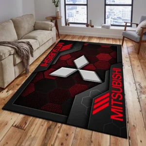 Mitsubishi Teppich, Teppich Wohnzimmer Für Mitsubishi Fan CAR182031525036 - Red