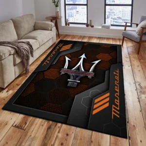 Maserati Teppich, Teppich Wohnzimmer Für Maserati Fan CAR182031525042 - Orange