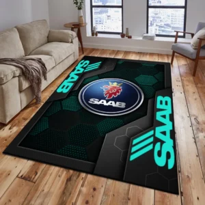 Saab Teppich, Teppich Wohnzimmer Für Saab Fan CAR182031525049 - Cyan