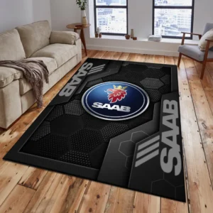 Saab Teppich, Teppich Wohnzimmer Für Saab Fan CAR182031525049 - Grau