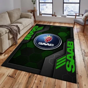 Saab Teppich, Teppich Wohnzimmer Für Saab Fan CAR182031525049 - Grün