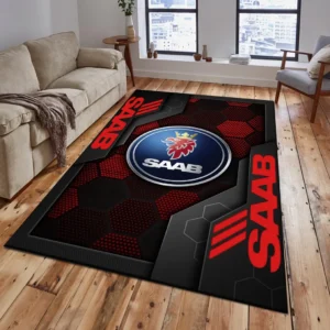 Saab Teppich, Teppich Wohnzimmer Für Saab Fan CAR182031525049 - Red