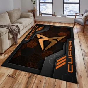 Cupra Teppich, Teppich Wohnzimmer Für Cupra Fan CAR182031525054 - Orange