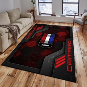 Chevrolet Camaro Teppich, Teppich Wohnzimmer Für Chevrolet Camaro Fan CAR182031525055 - Red