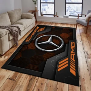 AMG Teppich, Teppich Wohnzimmer Für AMG Fan CAR182031525057 - Orange