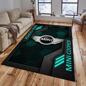 Mini cooper Teppich, Teppich Wohnzimmer Für Mini cooper Fan CAR182031525061 - Cyan