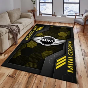 Mini cooper Teppich, Teppich Wohnzimmer Für Mini cooper Fan CAR182031525061 - Gelb