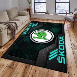 Skoda Teppich, Teppich Wohnzimmer Für Skoda Fan CAR182031525064 - Cyan