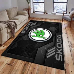 Skoda Teppich, Teppich Wohnzimmer Für Skoda Fan CAR182031525064 - Grau