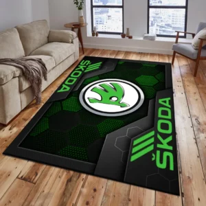 Skoda Teppich, Teppich Wohnzimmer Für Skoda Fan CAR182031525064 - Grün