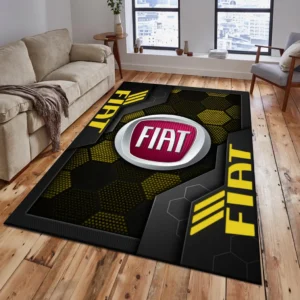 Fiat Teppich, Teppich Wohnzimmer Für Fiat Fan CAR182031525067 - Gelb