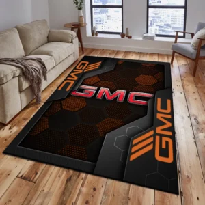 GMC Teppich, Teppich Wohnzimmer Für GMC Fan CAR182031525074 - Orange