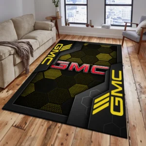 GMC Teppich, Teppich Wohnzimmer Für GMC Fan CAR182031525074 - Gelb