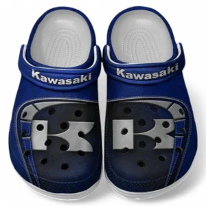 Kawasaki Crocs Clogs Männer Frauen, Geschenk für Kawasaki Fan CAR183031725113 - Blau