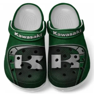 Kawasaki Crocs Clogs Männer Frauen, Geschenk für Kawasaki Fan CAR183031725113 - Grün