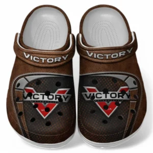 Victory Crocs Clogs Männer Frauen, Geschenk für Victory Fan CAR183031725117 - Braun