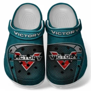 Victory Crocs Clogs Männer Frauen, Geschenk für Victory Fan CAR183031725117 - Cyan