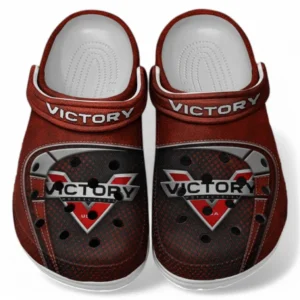 Victory Crocs Clogs Männer Frauen, Geschenk für Victory Fan CAR183031725117 - Rot