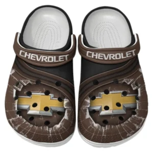 Chevrolet Crocs Clogs Männer Frauen, Geschenk für Chevrolet Fan CAR188032025112 - Braun
