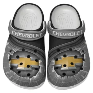 Chevrolet Crocs Clogs Männer Frauen, Geschenk für Chevrolet Fan CAR188032025112 - Grau