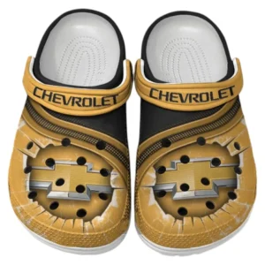 Chevrolet Crocs Clogs Männer Frauen, Geschenk für Chevrolet Fan CAR188032025112 - Gelb