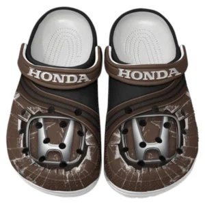 Honda Crocs Clogs Männer Frauen, Geschenk für Honda Fan CAR188032025113 - Braun