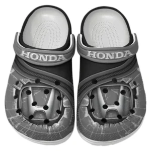 Honda Crocs Clogs Männer Frauen, Geschenk für Honda Fan CAR188032025113 - Grau