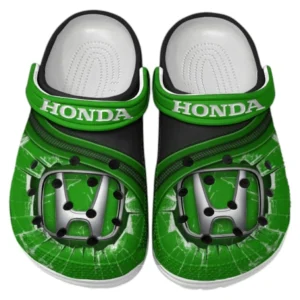 Honda Crocs Clogs Männer Frauen, Geschenk für Honda Fan CAR188032025113 - Grün