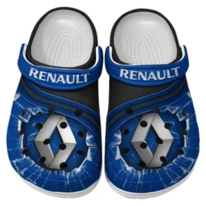Renault Crocs Clogs Männer Frauen, Geschenk für Renault Fan CAR188032025143 - Blau