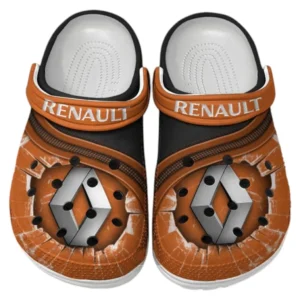 Renault Crocs Clogs Männer Frauen, Geschenk für Renault Fan CAR188032025143 - Orange