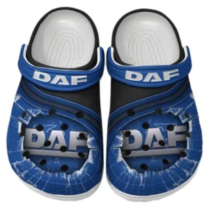 DAF Crocs Clogs Männer Frauen, Geschenk für DAF Fan CAR188032025144 - Blau