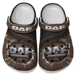 DAF Crocs Clogs Männer Frauen, Geschenk für DAF Fan CAR188032025144 - Braun
