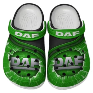 DAF Crocs Clogs Männer Frauen, Geschenk für DAF Fan CAR188032025144 - Grün