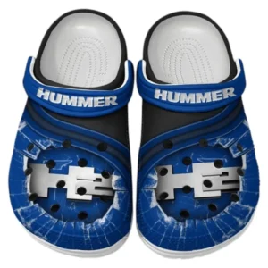 Hummer H2 Crocs Clogs Männer Frauen, Geschenk für Hummer H2 Fan CAR188032025146 - Blau
