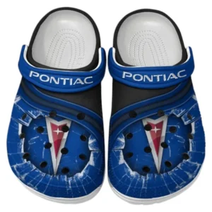 Pontiac Crocs Clogs Männer Frauen, Geschenk für Pontiac Fan CAR188032025147 - Blau