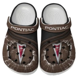 Pontiac Crocs Clogs Männer Frauen, Geschenk für Pontiac Fan CAR188032025147 - Braun