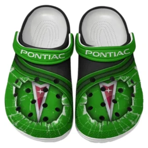 Pontiac Crocs Clogs Männer Frauen, Geschenk für Pontiac Fan CAR188032025147 - Grün