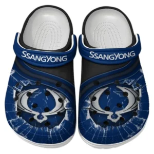 SsangYong Motor Crocs Clogs Männer Frauen, Geschenk für SsangYong Motor Fan CAR188032025149 - Blau