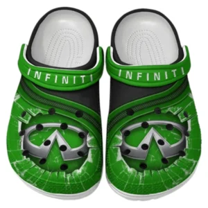 Infiniti Crocs Clogs Männer Frauen, Geschenk für Infiniti Fan CAR188032025152 - Grün