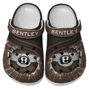 Bentley Crocs Clogs Männer Frauen, Geschenk für Bentley Fan CAR188032025153 - Braun