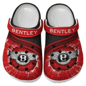 Bentley Crocs Clogs Männer Frauen, Geschenk für Bentley Fan CAR188032025153 - Rot