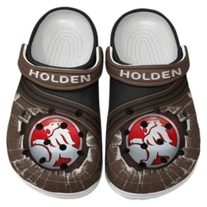 Holden Crocs Clogs Männer Frauen, Geschenk für Holden Fan CAR188032025156 - Braun