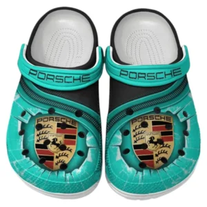 Porsche Crocs Clogs Männer Frauen, Geschenk für Porsche Fan CAR188032025167 - Cyan