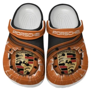 Porsche Crocs Clogs Männer Frauen, Geschenk für Porsche Fan CAR188032025167 - Orange