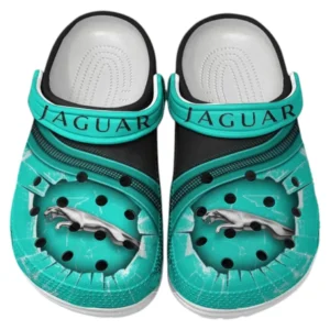 Jaguar Crocs Clogs Männer Frauen, Geschenk für Jaguar Fan CAR188032025168 - Cyan